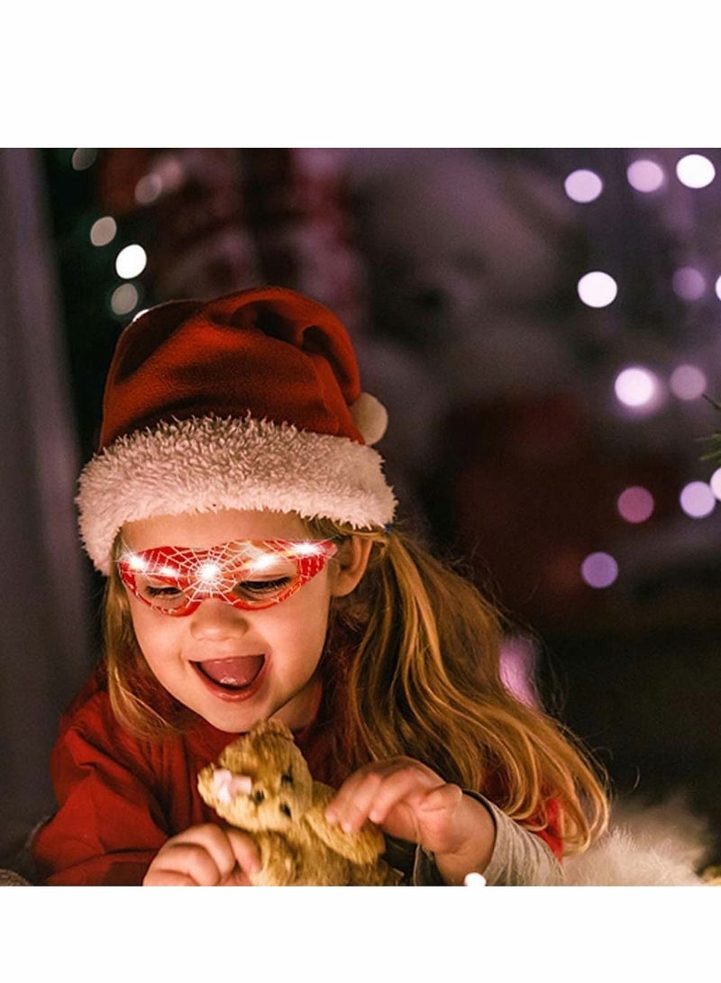 Excefore Led Glassess For Kids Glow in the dark Party favors, 3 Colors 3 Light Modes Light up Glasses Toys Glow Glasses Party Favors for Birthday Carnival Graduation Party Chlidren's Day Gift 6Pcs - Image 2