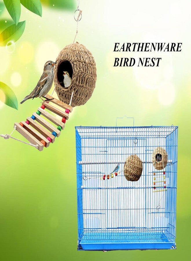 Smiling Pets Bird Nest Ladder Medium Perfectly Small Bird Lovebird Home and Play Toys for Small Bird Cage and Outside of Bird Cage Small Bird - Image 4