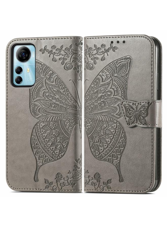erorex Case For ZTE Blade V41 Smart Butterfly Love Flower Embossed Leather Phone Case - Image 1