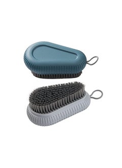 SUNSAR 2 Pcs Nail Brush for Cleaning Fingernails, heavy Duty Finger Nail Scrub Brush Hand Scrub Brush with Hanging Rope, Narrow Bristles Fingernail Brush for Cleaning and Scrubbing Fingernails and Toes  - Image 1