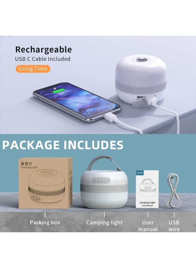 LV10 Outdoor Camping Flashlight 230 Hours Rechargeable Camping Lantern With Magnetic Lighting Combination Portable Emergency Light - Image 5