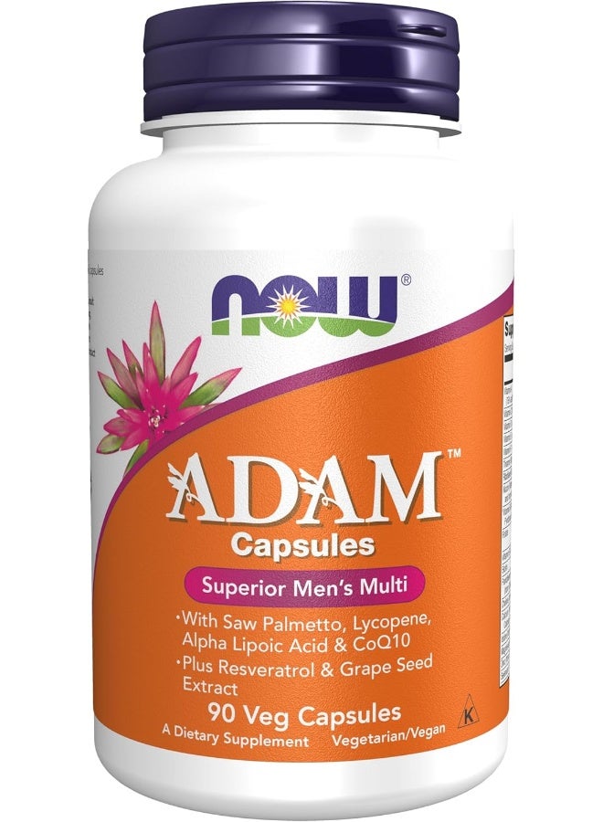 ناو فودز ADAM فيتامينات متعددة - 90 كبسولة نباتية - Image 1