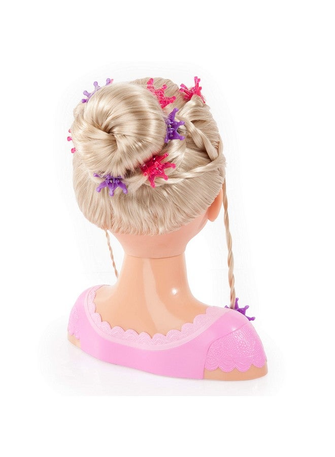 باير ديزاين شارلين سوبر موديل بلوند تصفيف الشعر مع مكياج - Image 4