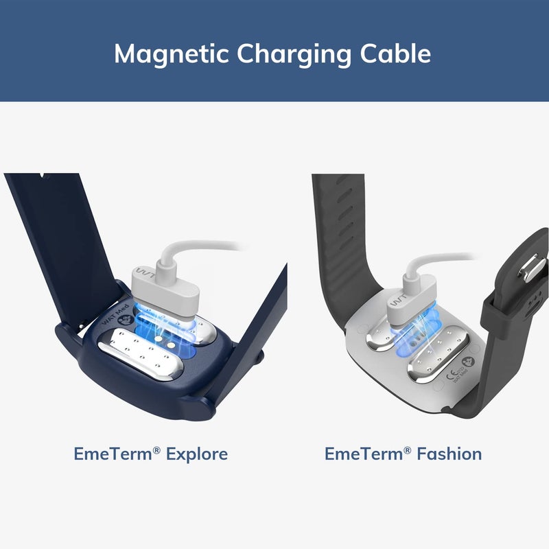 EmeTerm Original USB Magnetic Charging Cable Fashion, Explore, and Smart Series Anti-Nausea Wristbands (1 Pack) - Image 3