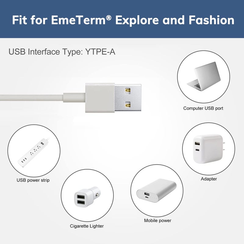 EmeTerm Original USB Magnetic Charging Cable Fashion, Explore, and Smart Series Anti-Nausea Wristbands (1 Pack) - Image 4