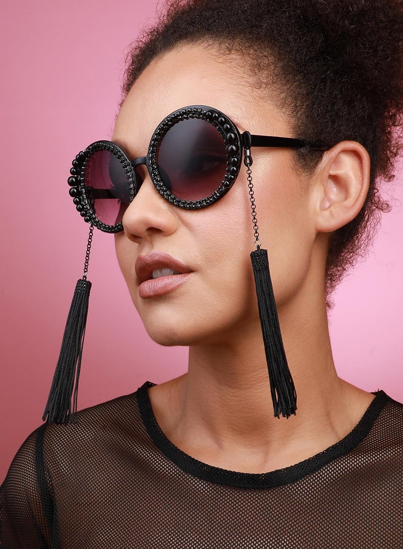 SOHI Sparkle Embellished Artificial Sunglass Jewellery - Image 4