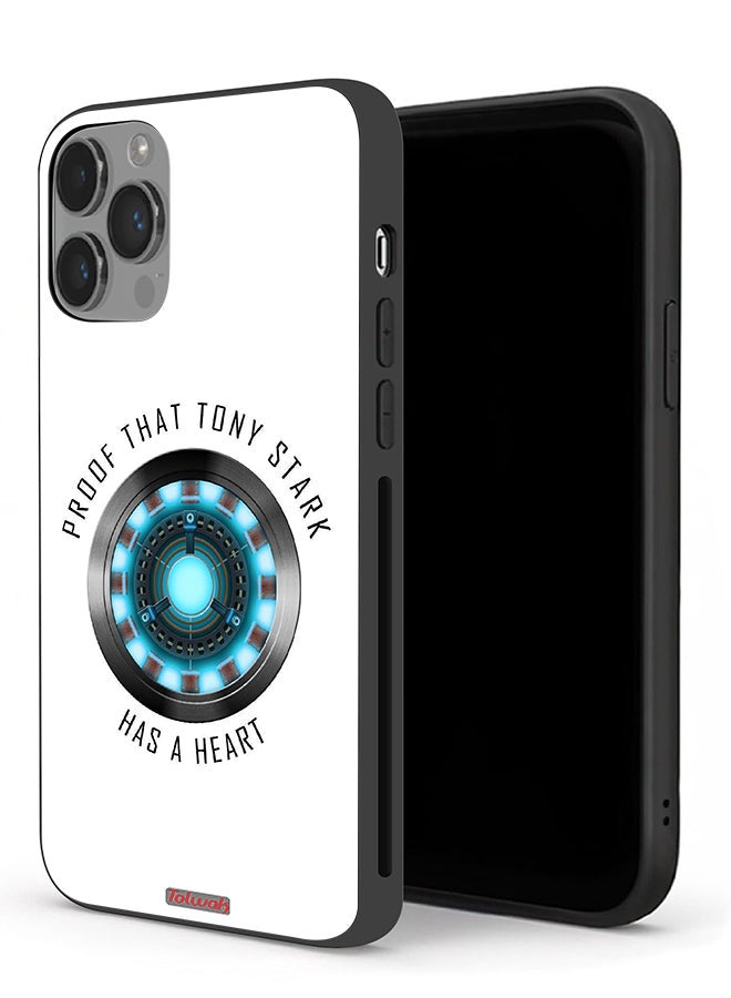 Tolwak Apple iPhone 14 Pro Max Protective Case Proof That Tony Stark Has A Heart - Image 1