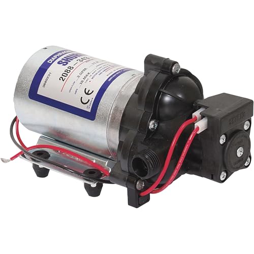 SHURflo Self-Priming 12 Volt Diaphragm Water Pump - 180 GPH, 1/2in. Ports, Model Number 2088-343-435 - Image 4