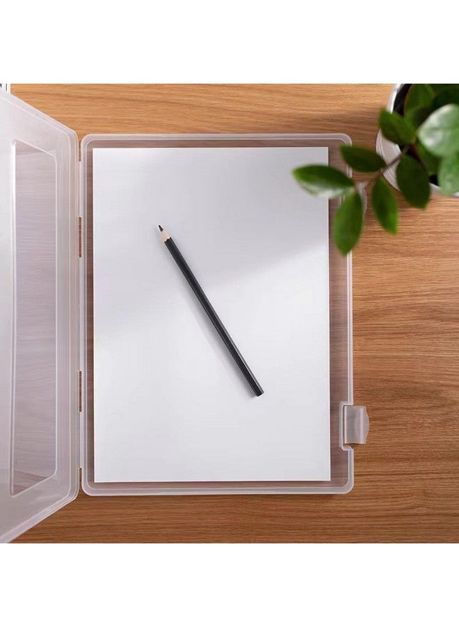 DKAOVH A4 Plastic Paper Organizer A4 Document Case File Box Printer Paper Storage Container Magazine Case Paper Holder Case Photo Containers - Image 2