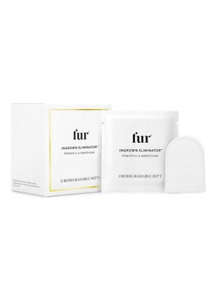 Fur Fur Ingrown Eliminator- Post Hair Removal Care to Soothe Irritation and Eradicate Bumps - 12 Wipes  - Image 1