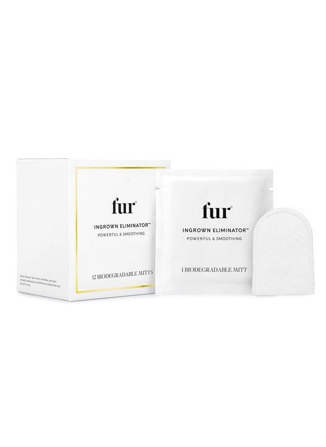 Fur Fur Ingrown Eliminator- Post Hair Removal Care to Soothe Irritation and Eradicate Bumps - 12 Wipes  - Image 1