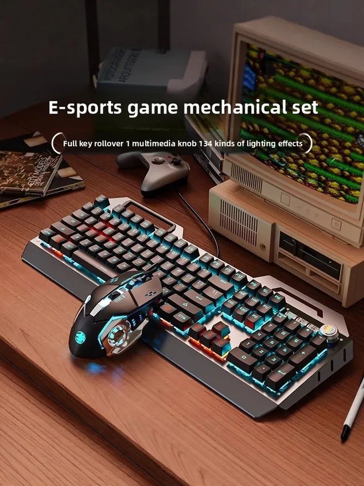 Eweadn TK900 Mechanical Keyboard and Mouse Set Wireless Wired for Gaming Esports Computer Peripherals - Image 3