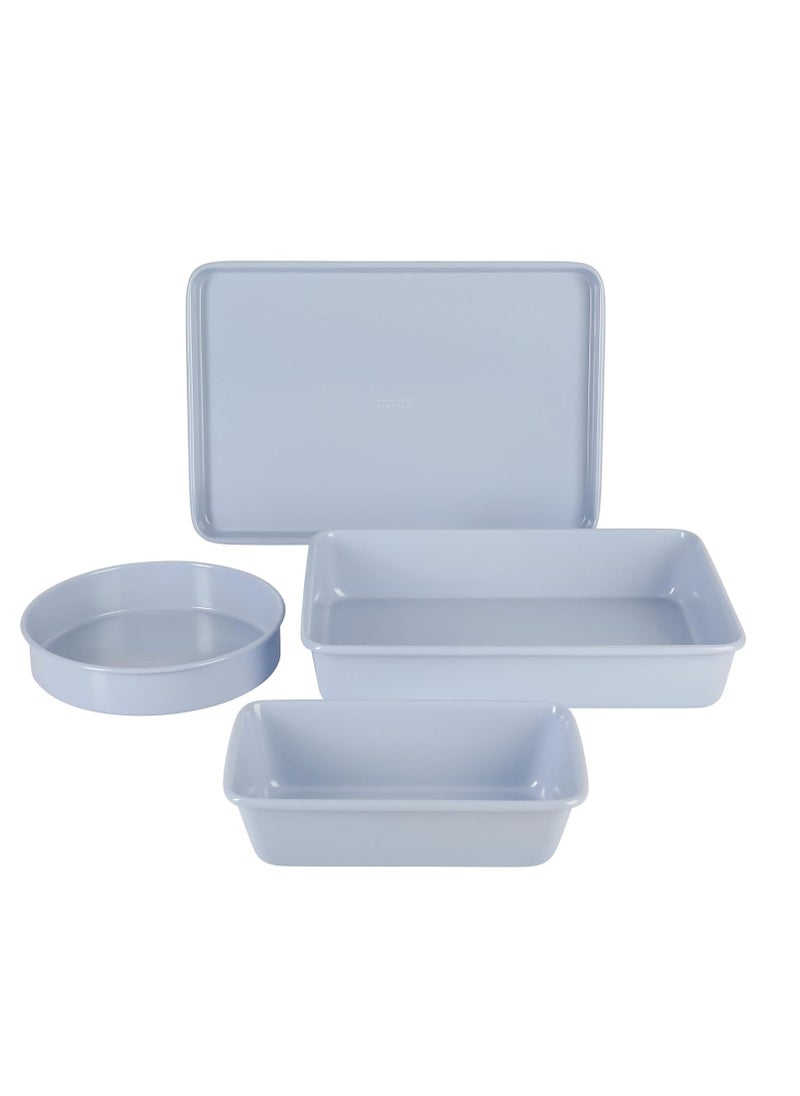 Martha Stewart Everyday 4 Piece Carbon Steel Colored Bakeware Set in Lavender