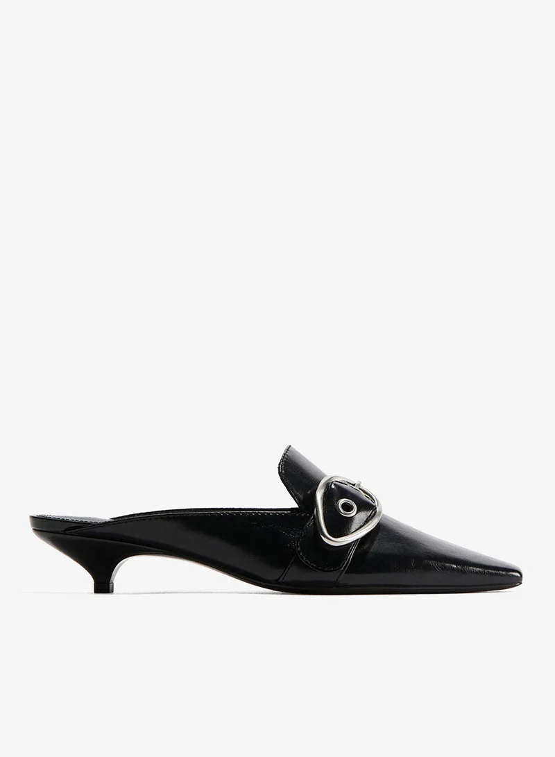 اتش اند ام حذاء ميول بكعب قصير