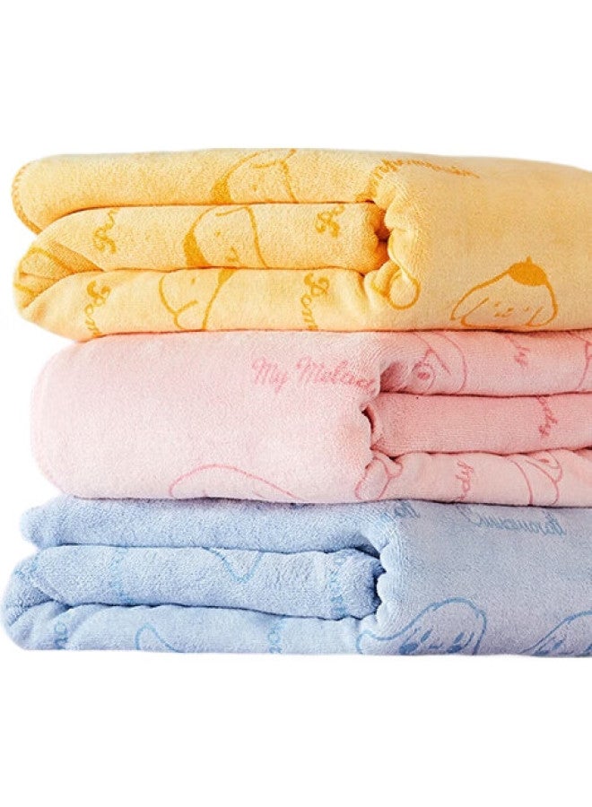 Miniso Sanrio Ultra-Fine Fiber Bath Towel, Soft, Absorbent, Quick-Drying, Bath Towel, 140X70Cm, Pudding Dog Design, 1 Piece - Image 3