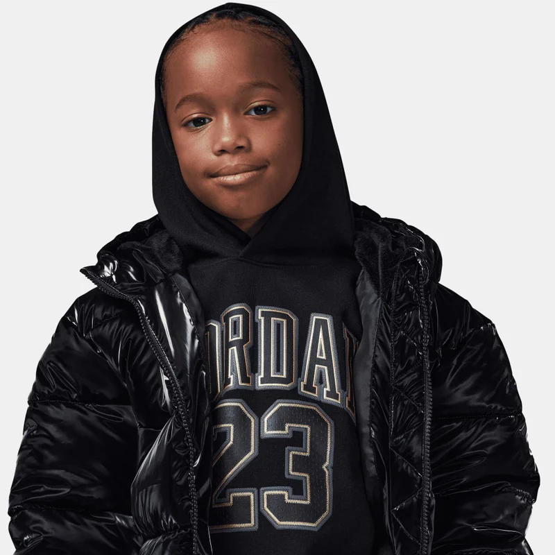 Jordan Black Kids' Fleece Hoodie  | Best Price UAE