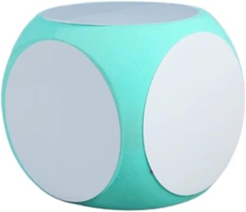 كتابة خضراء على مكعبات نرد قابلة للمسح وألواح بيضاء وأرقام وألعاب ومكعبات متعددة الأغراض - Image 2