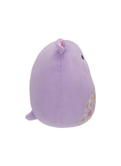 Squishmallows دميّة هانا الوردية الصغيرة بطول 7.5 بوصة مع بطن مزهرة، مُرخصة رسميًا من كيلي توي، لعبة دافئة وملونة للأطفال والفتيات والفتيان، قابلة للغسل، لعبة قابلة للعصر، متعددة الألوان، لجميع الأعمار  - Image 3