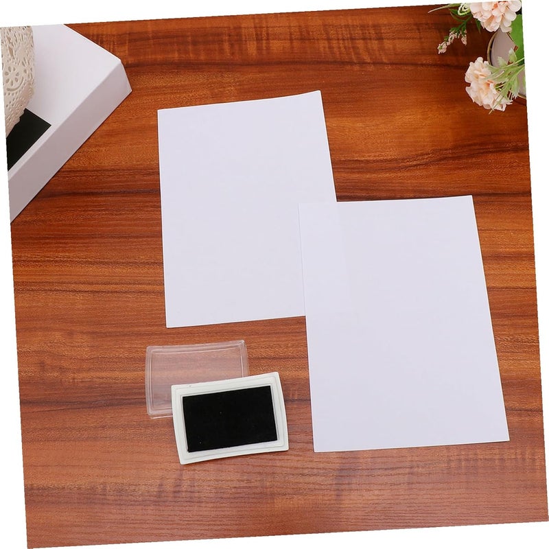 SECFOU Hand and Footprint Photo Frame Keepsake for Growth Record, Blue 12-month Memory Display with Picture Holder for Newborn and Nursery - Image 4