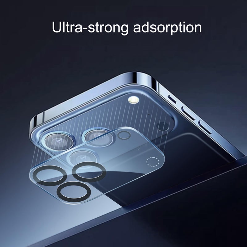 Ailun 3 Pack Camera Lens Protector for iPhone 17 Pro Max,Tempered Glass,9H Hardness,Ultra HD,Anti-Scratch,Case Friendly,Does not Affect Night Shots[Not for iPhone 17/17 Pro/iPhone Air] - Image 2