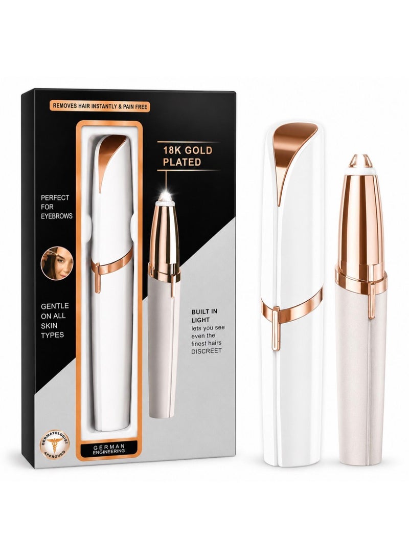 Facial Hair Removal for Women, Painless Hair Removal Device, Women Facial Hair Remover, Best Face Razors / Trimmer / Electric Shaver for Chin / Upper Lip / Peach Fuzz