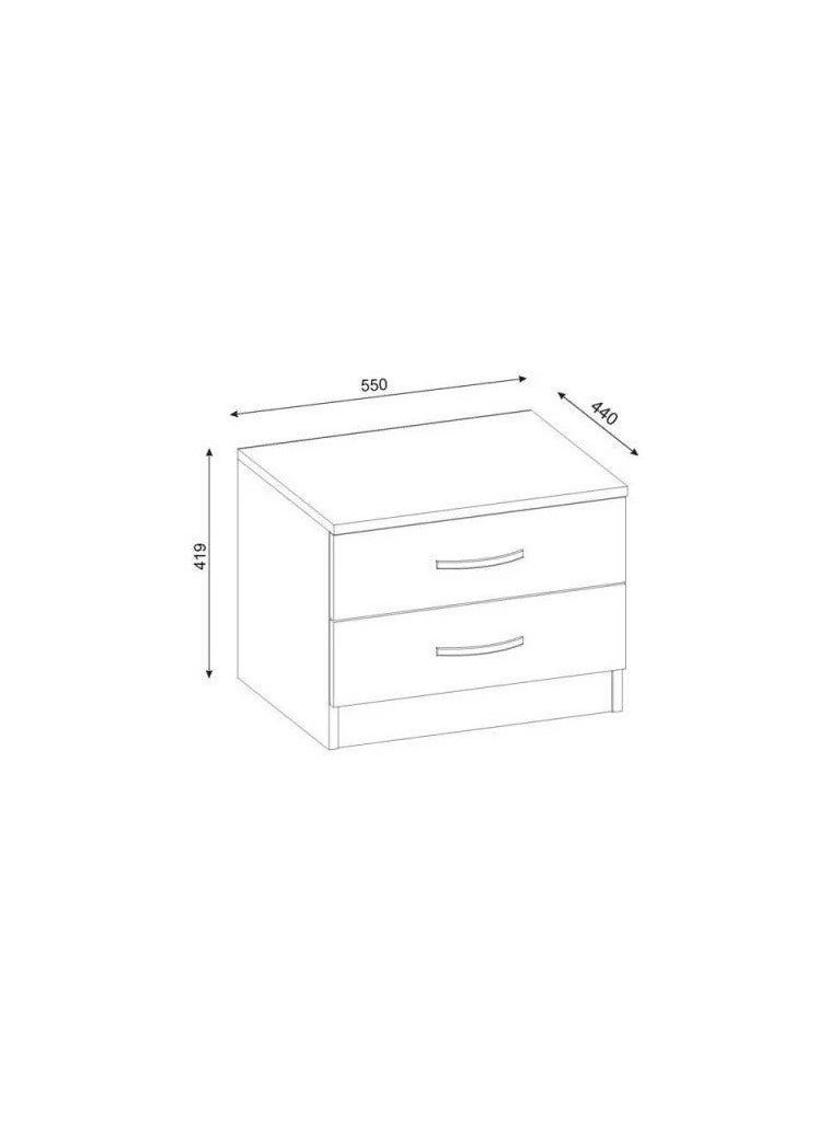 كومود ابيض مودرن CHST005 - Image 2