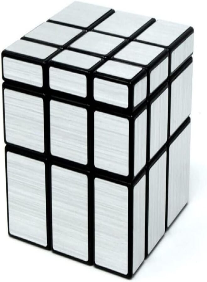 QIYI Mirror Blocks Silver 3x3 Magic Cube