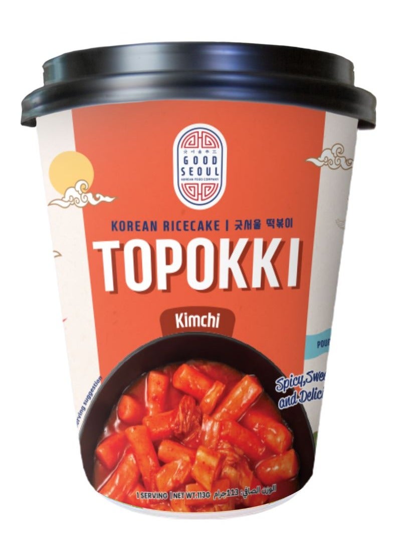 جود سيول كعكة الأرز الكورية توبوكي كيمتشي 113جم