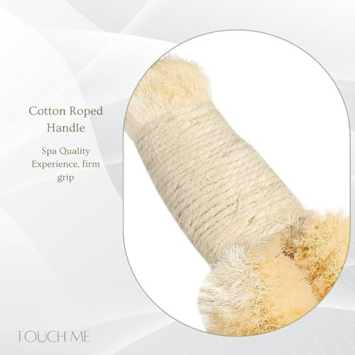 TouchME Touch Me All Natural Spa Sisal Dry Skin Brush – Premium Quality 9” Exfoliating Body Brush for Lymphatic Massage, Circulation & Glowing Smooth Skin - Image 3