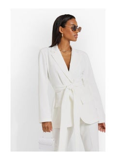 Obi Tie Waist Tailored Blazer