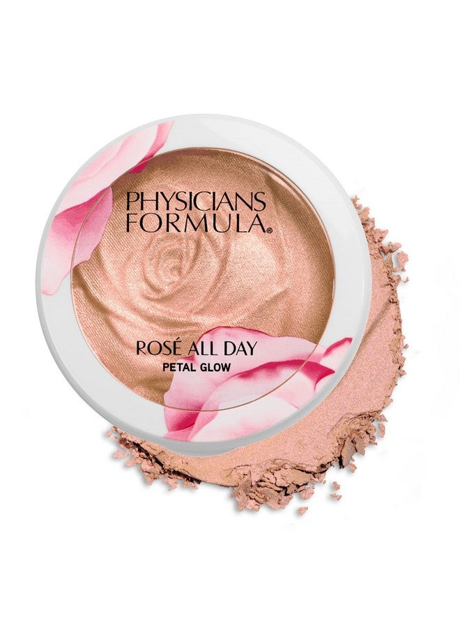 Physicians Formula Rosé All Day Highlighter Blush Face Powder, Shimmer Petal Glow, Pink Soft Petal, Dermatologist Tested, Clinicially Tested - Image 2
