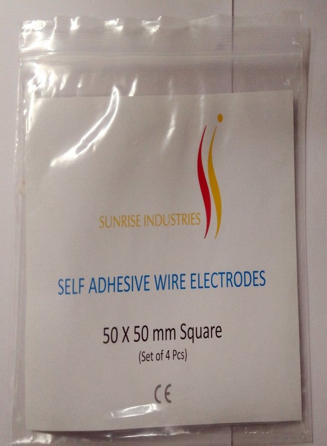 Sunrise Self Adhesive Electrodes - 50 x 50 mm Square - Pack of 4 Pcs - Image 2