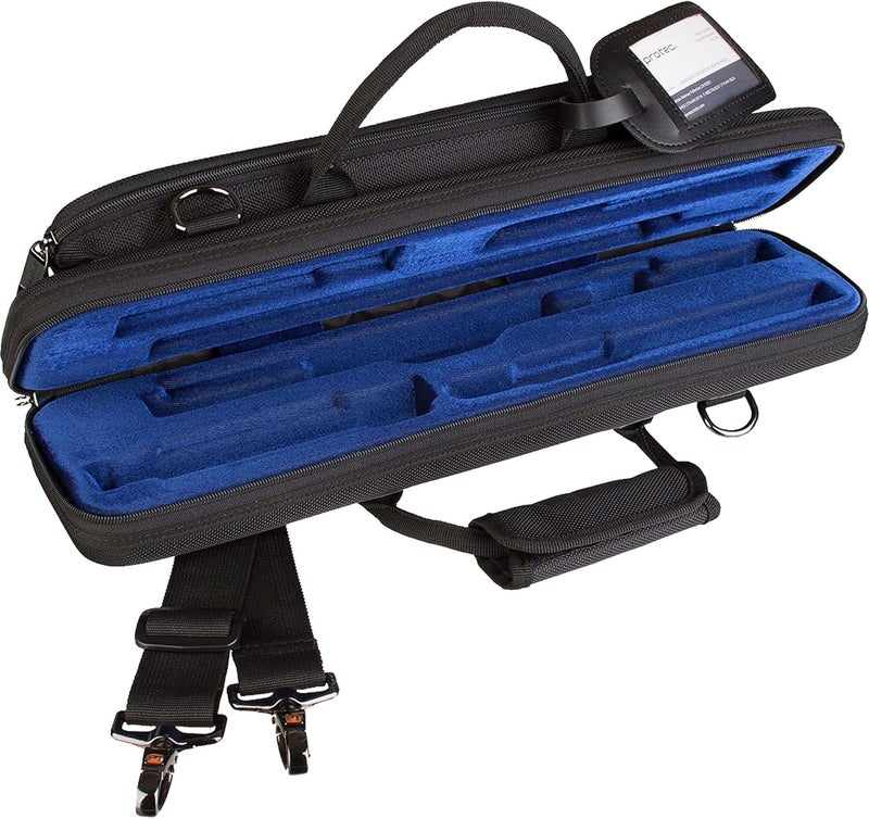 Pro-Tec Flute Slimline PRO PAC Case (Fits B or C Foot), Black, Model PB308 - Image 2