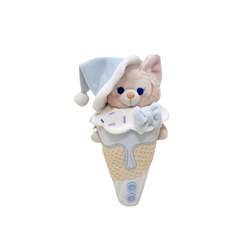 Cute Ice Cream Doll Clothes Set for 10cm Cotton Dolls, Cartoon Plush Toy DIY Accessories - Image 5