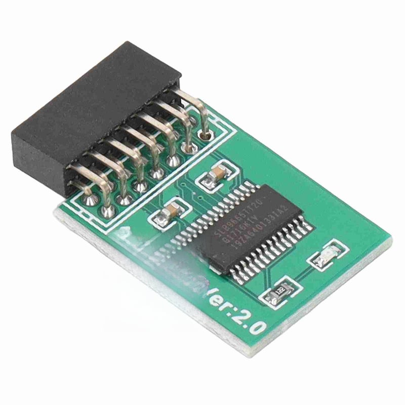 TPM 2.0 Module Strong Encryption 14 Pin LPC Interface TPM Module Board for Win11 Green - Image 4