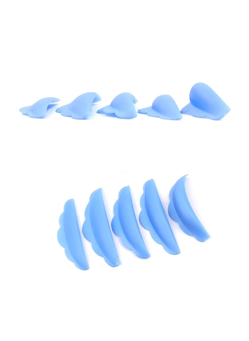 Eyelash Silicone Pads Soft and Comfortable Eye Lash Perm Pads Easy to Use Eyelash Lifting Silicone Pad with 3 Different Sizes 6pcs