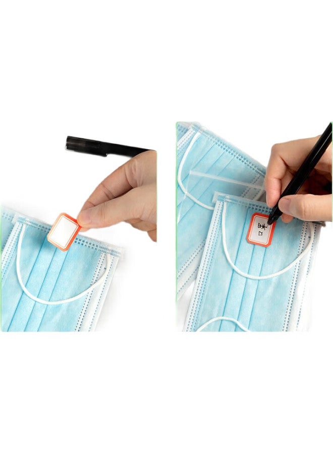 Deli Food Self-Sealing Bags, Size 7, 14*19Cm, Mask Size, Waterproof Storage, 40 Pieces (With Labels), 19253 - Image 3