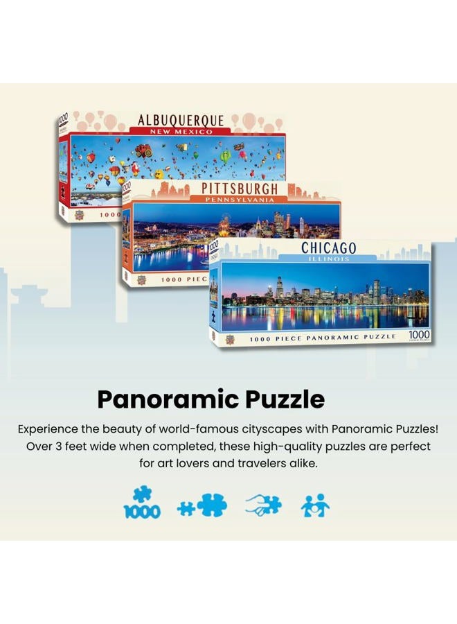MasterPieces Cityscape Panoramics 1000 Puzzles Collection - Times Square Panoramic 1000 Piece Jigsaw Puzzle - Image 2