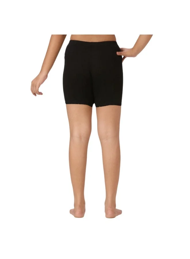 Byc  GIRLS COTTON BOXER SHORT BRIEF - BLACK for Women | Best Price UAE