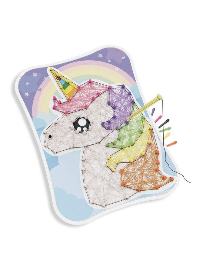 Kawaii String Art Animals Includes Pegboard 4 Animal Design Templates And 12 Spools Of Colored Threads For Kids Ages 4 Years And Up
