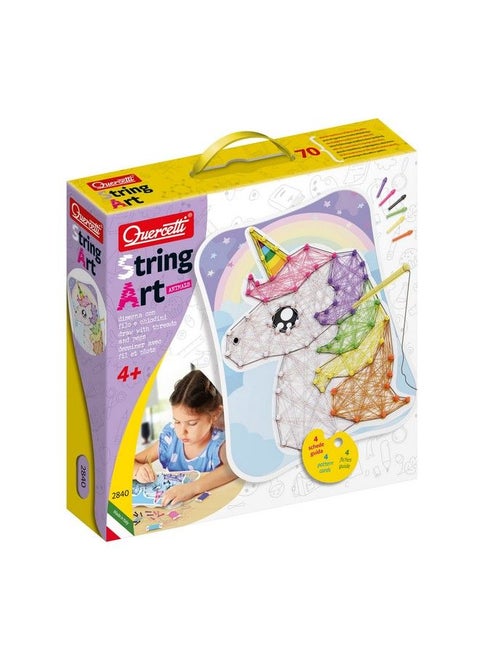 Kawaii String Art Animals Includes Pegboard 4 Animal Design Templates And 12 Spools Of Colored Threads For Kids Ages 4 Years And Up