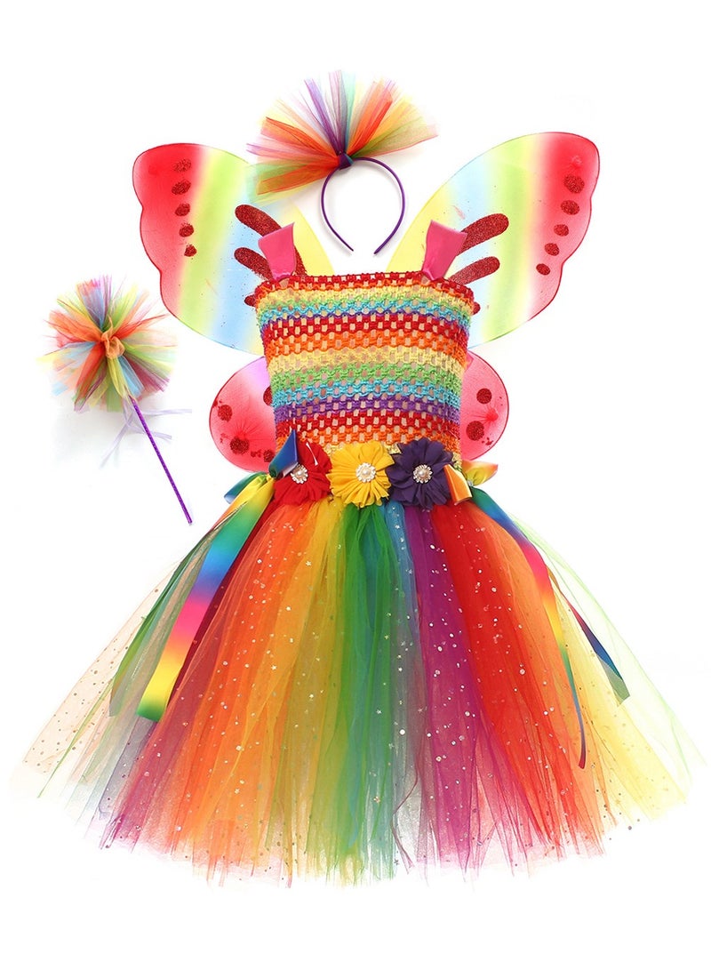 KUYING Children's Princess Dress Girl's Dress 