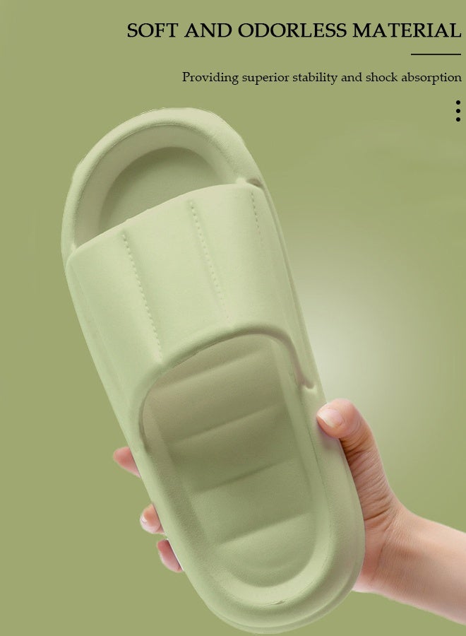 DUNISO Slippers for Women Quick Drying Slide Sandal with Thick Sole Non-Slip Soft Shower Slippers Open Toe Spa Bath Pool Gym House Sandals for Indoor & Outdoor - Image 3