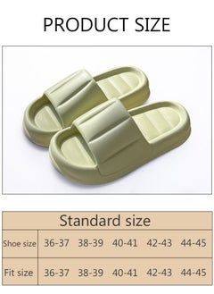 DUNISO Slippers for Women Quick Drying Slide Sandal with Thick Sole Non-Slip Soft Shower Slippers Open Toe Spa Bath Pool Gym House Sandals for Indoor & Outdoor  - Image 4