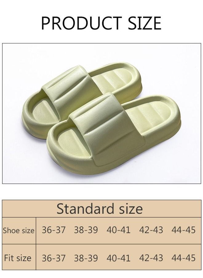 DUNISO Slippers for Women Quick Drying Slide Sandal with Thick Sole Non-Slip Soft Shower Slippers Open Toe Spa Bath Pool Gym House Sandals for Indoor & Outdoor  - Image 4