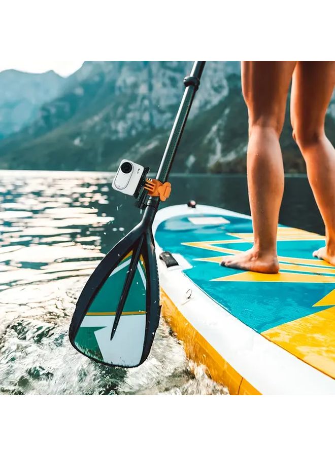 Black Action Camera Mount Flexible 360 Strap Wrap Band Bike Tube Clip Holder for GoPro Insta360 - Image 4