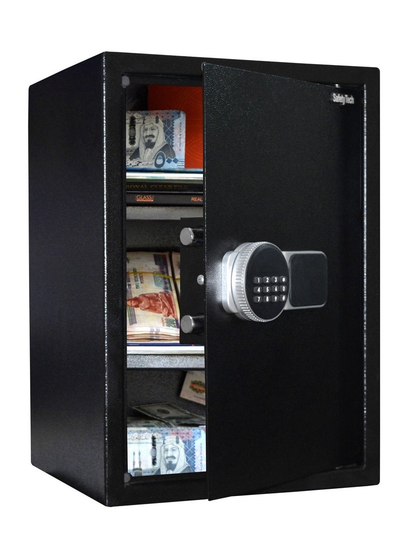 Safety Tech Safety Tech GN50 ULTRA Electronic Safe - Durable Design, Combination Code, Emergency Keys, and Adjustable Interior Shelves  - Image 1
