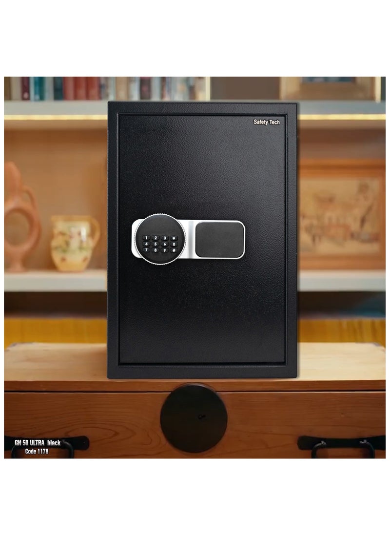 Safety Tech Safety Tech GN50 ULTRA Electronic Safe - Durable Design, Combination Code, Emergency Keys, and Adjustable Interior Shelves  - Image 5