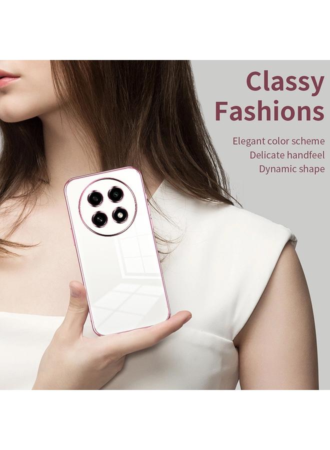 اس-توب جراب لهاتف OPPO A2 Pro، جراب شفاف مطلي بفتحة دقيقة - Image 3