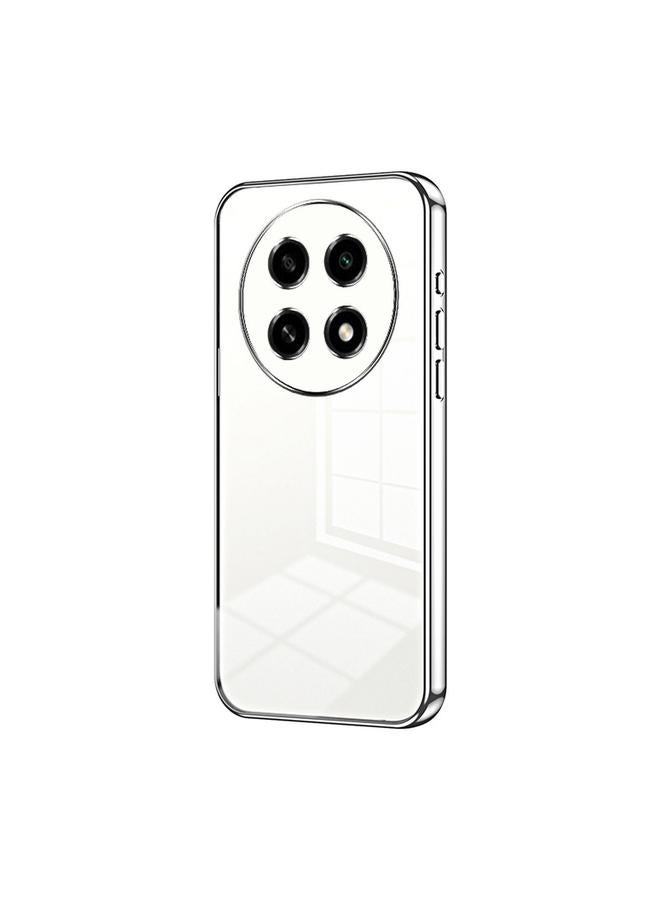 اس-توب جراب لهاتف OPPO A2 Pro، جراب شفاف مطلي بفتحة دقيقة - Image 1